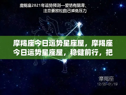 摩羯座今日运势星座屋,稳健前行,掌握成功之舵
