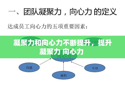 凝聚力和向心力不断提升,提升凝聚力 向心力